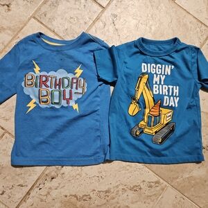 Bundle Eligible! The Children's Place Blue Birthday Boy Shirts